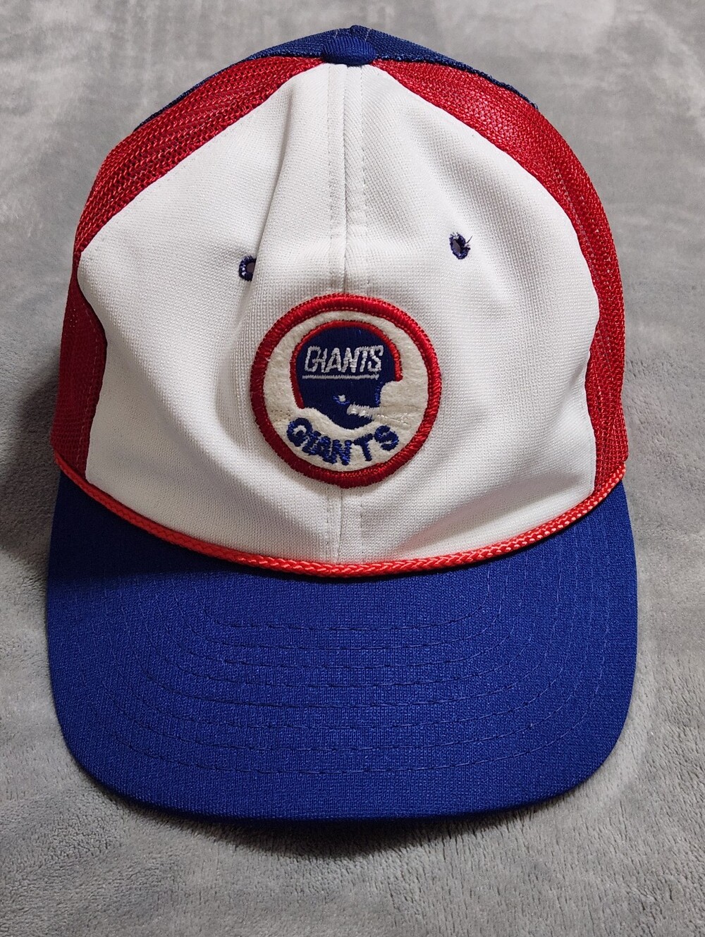 Vintage Sports Specialties New York Giants NFL Trucker Snapback Hat Made Korea